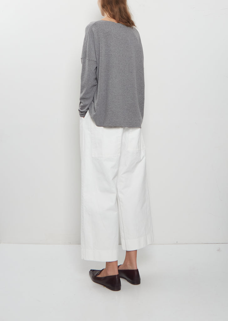 Heavy Jersey Upcycled R-Neck Jumper