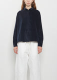Velvet Short Collar Shirt