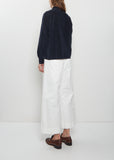 Velvet Short Collar Shirt