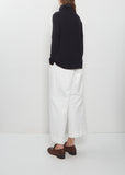 Heavy Jersey Turtleneck — Navy
