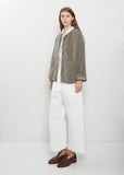 Velvet Loose Blazer — Taupe