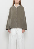 Velvet Loose Blazer — Taupe
