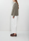 Velvet Loose Blazer — Taupe