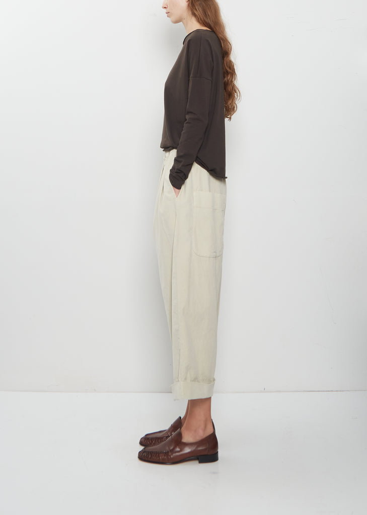 Stretch Jersey T-Shirt — Brown