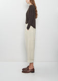 Stretch Jersey T-Shirt — Brown