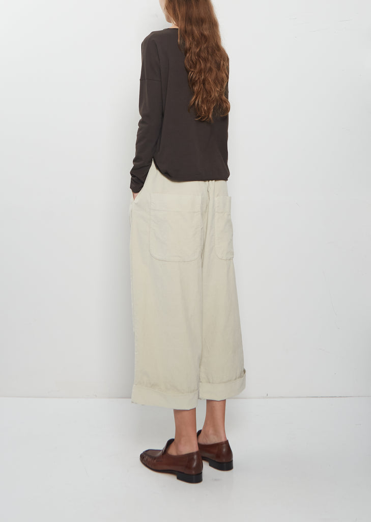 Stretch Jersey T-Shirt — Brown