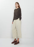 Stretch Jersey T-Shirt — Brown