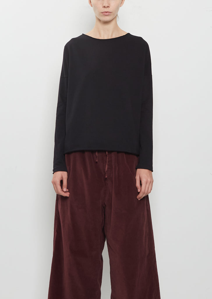 Stretch Jersey T-Shirt — Black