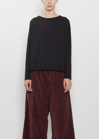 Stretch Jersey T-Shirt — Black