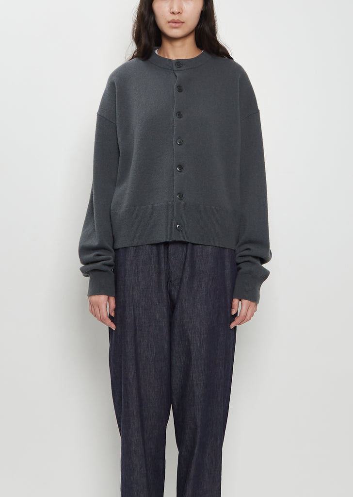 n°170 Chou Stretch Cashmere Cardigan — Lake
