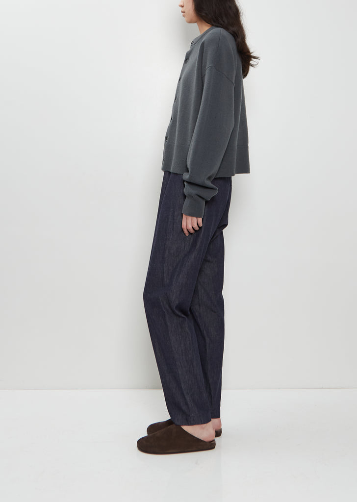 n°170 Chou Stretch Cashmere Cardigan — Lake