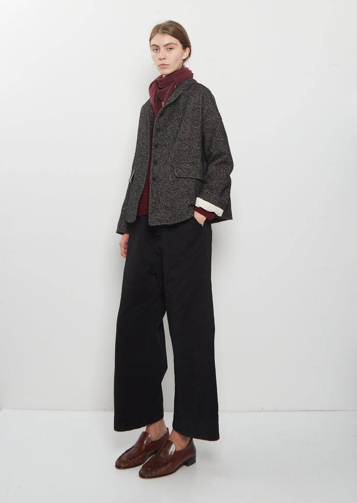 Heavy Jersey Scout Scarf — Wine