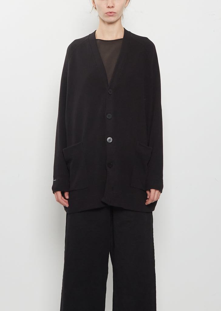 Heavy Jersey Relaxed Cardigan