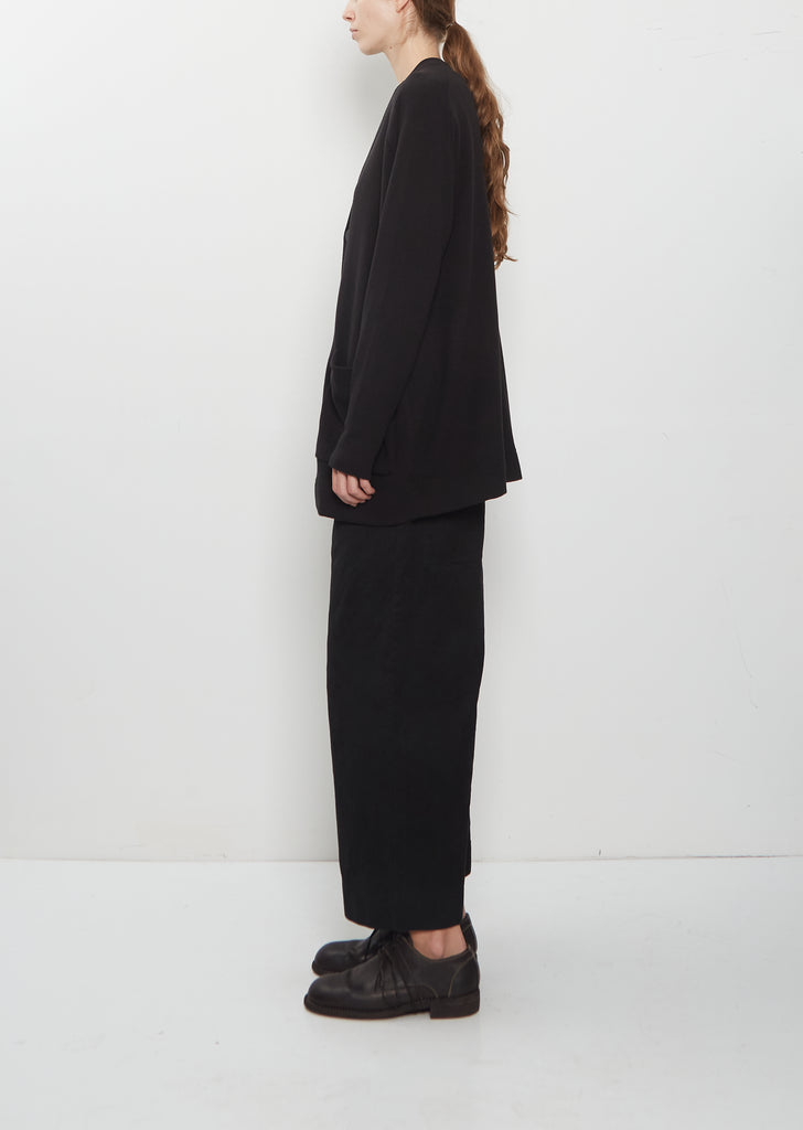 Heavy Jersey Relaxed Cardigan