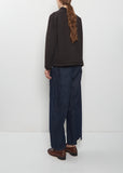 Compact Cotton Overshirt Jacket — Brown