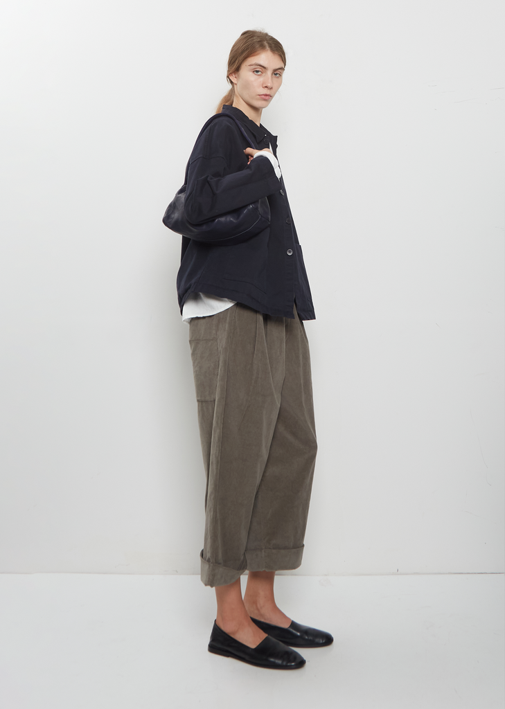 Handle Bag, Small — Navy