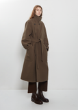 Wrap Wool Coat — Thyme