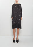 Boat Neck Silk Cotton Dress