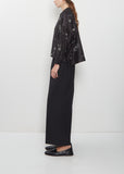 Small Collar Silk Cotton Shirt