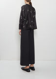 Small Collar Silk Cotton Shirt
