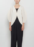 Leaf Pleats Cardigan