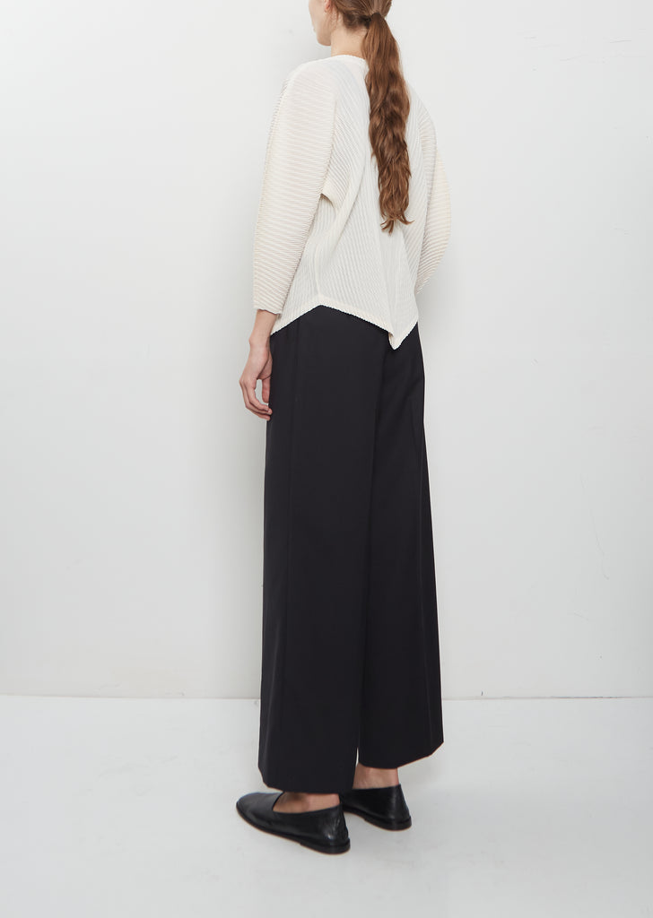 Leaf Pleats Cardigan