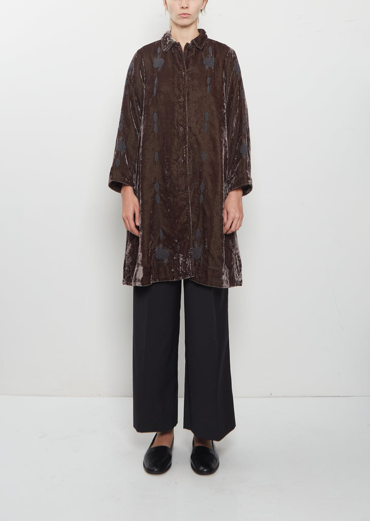 Phil's Lines Velvet Coat