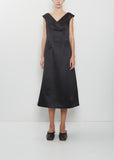Portrait Satin Dress