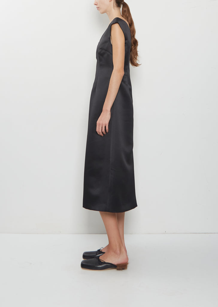 Portrait Satin Dress