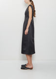 Portrait Satin Dress
