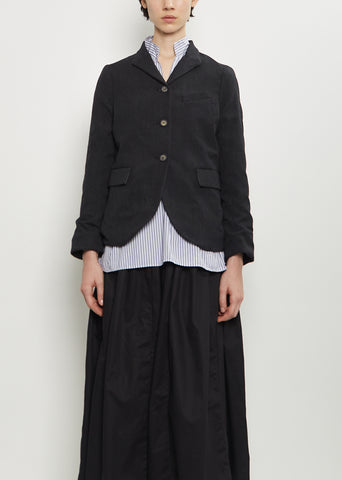 Tyrol Wool Jacket — Charcoal