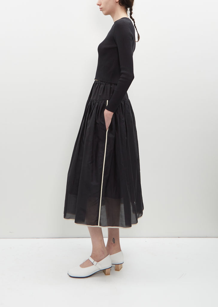 Voile Gathered Skirt