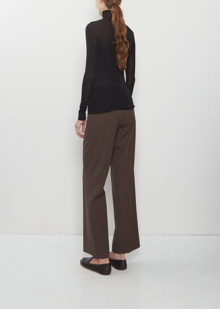 Super High Gauge Sheer Turtle Neck Tee