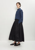 Farmer Cotton Skirt — Black
