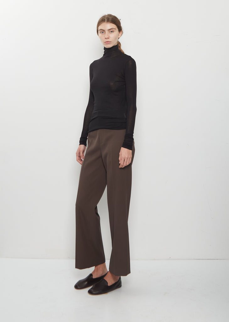 Super High Gauge Sheer Turtle Neck Tee