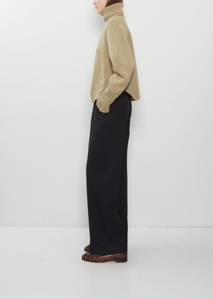 Cashmere High Neck Sweater