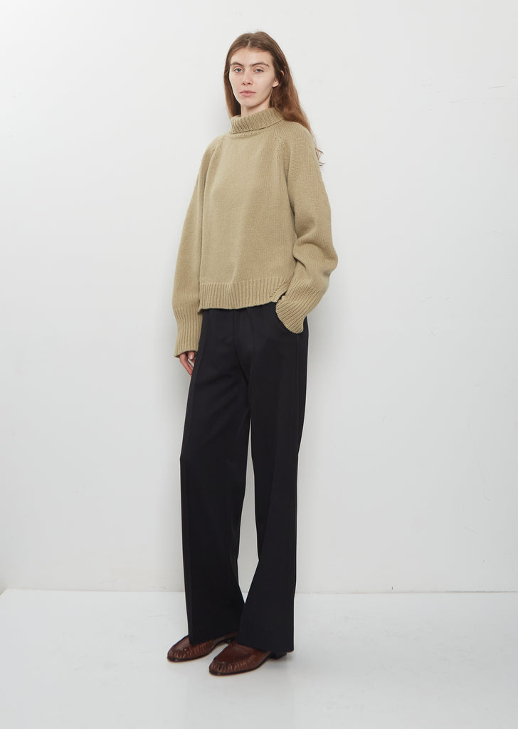 Cashmere High Neck Sweater