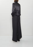 Satin Ruffle Blouse