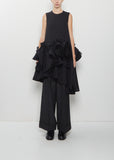 Wool Tropical Nylon Tulle Dress
