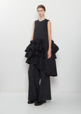 Wool Tropical Nylon Tulle Dress