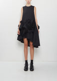 Wool Tropical Nylon Tulle Dress