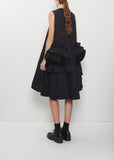 Wool Tropical Nylon Tulle Dress