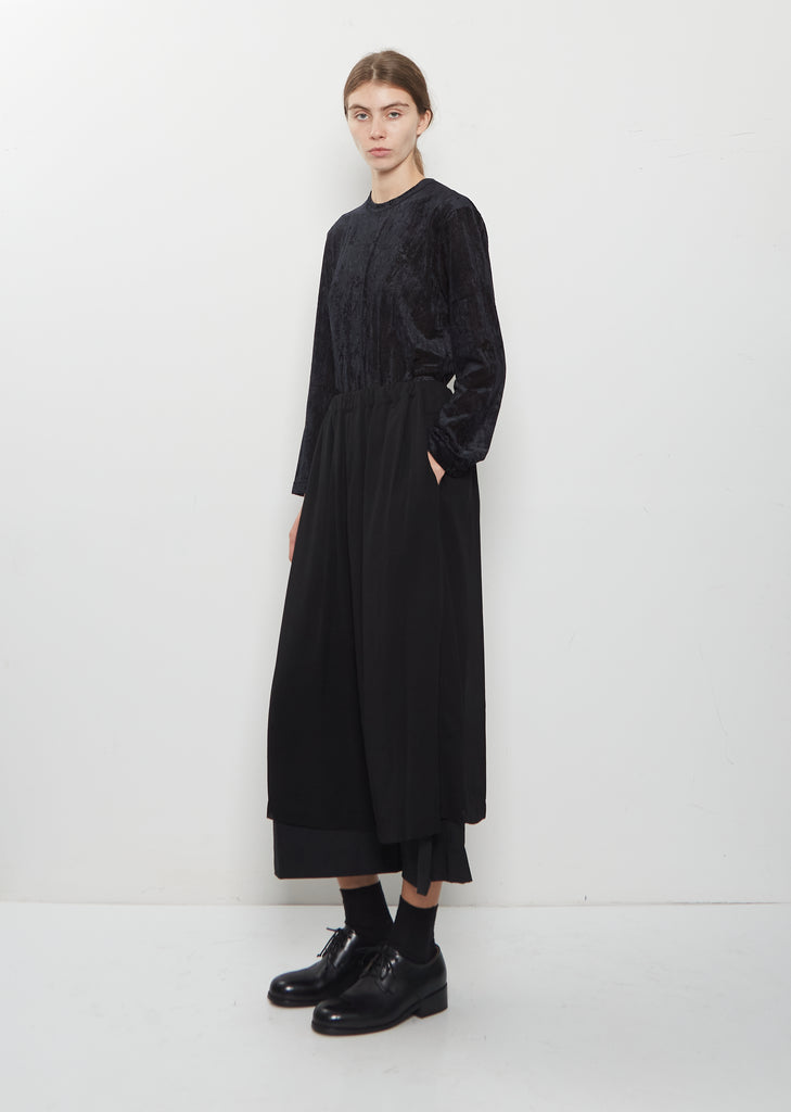 Mesh Velour Washer Thin 5 Longsleeve T-Shirt