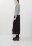12 Gauge Cashmere Jersey Cardigan — Grey