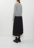 12 Gauge Cashmere Jersey Cardigan — Grey