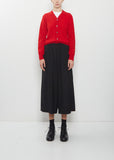 Tropical Wool Elasticated Waist Wide Pants