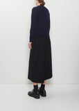 12 Gauge Cashmere Jersey Cardigan — Navy