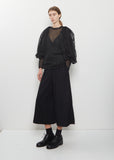 Technical Jersey Puff Sleeve Top