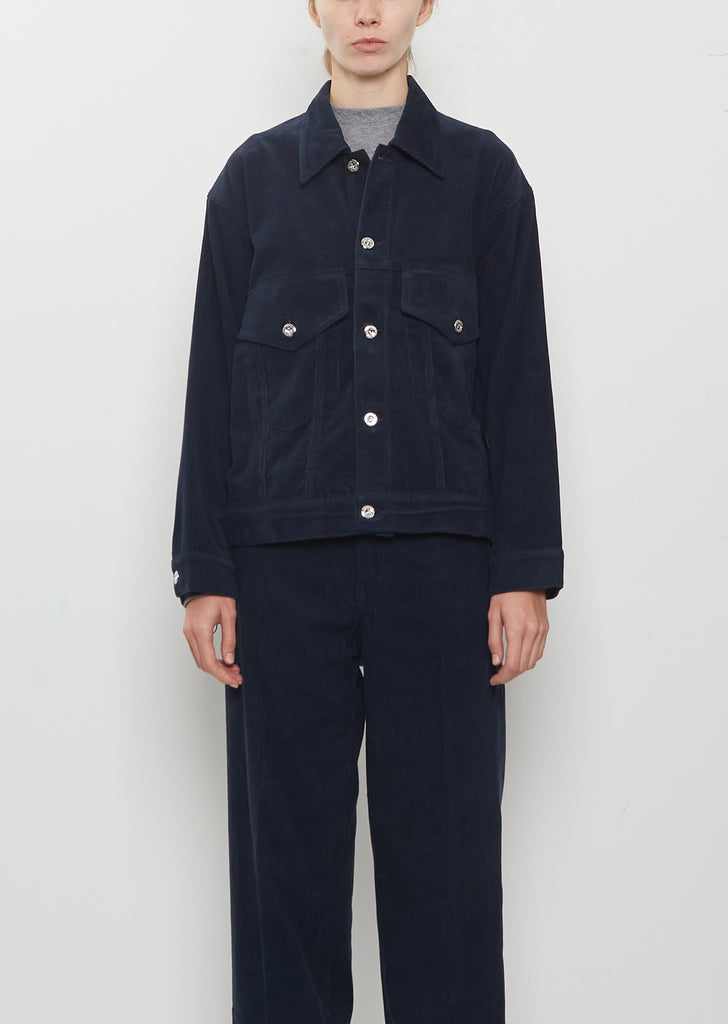 Setchu Paper Corduroy Denim Jacket