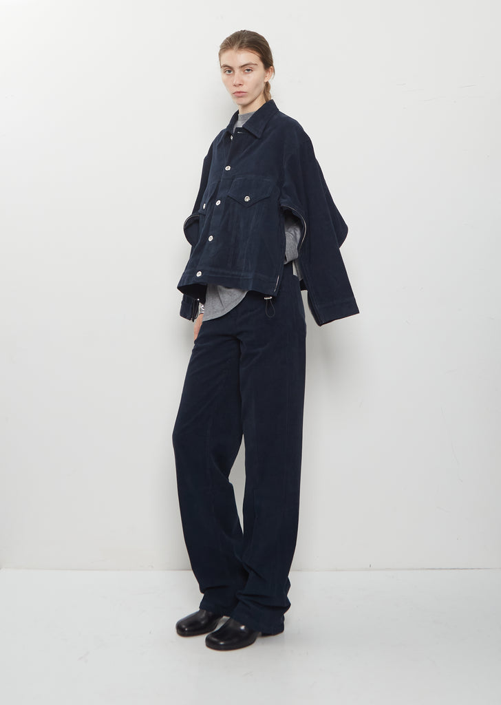 Setchu Paper Corduroy Denim Jacket